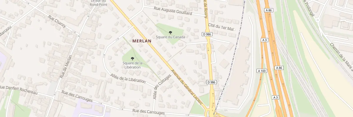 Plan du 19 Av du Général Leclerc à Noisy-le-Sec
