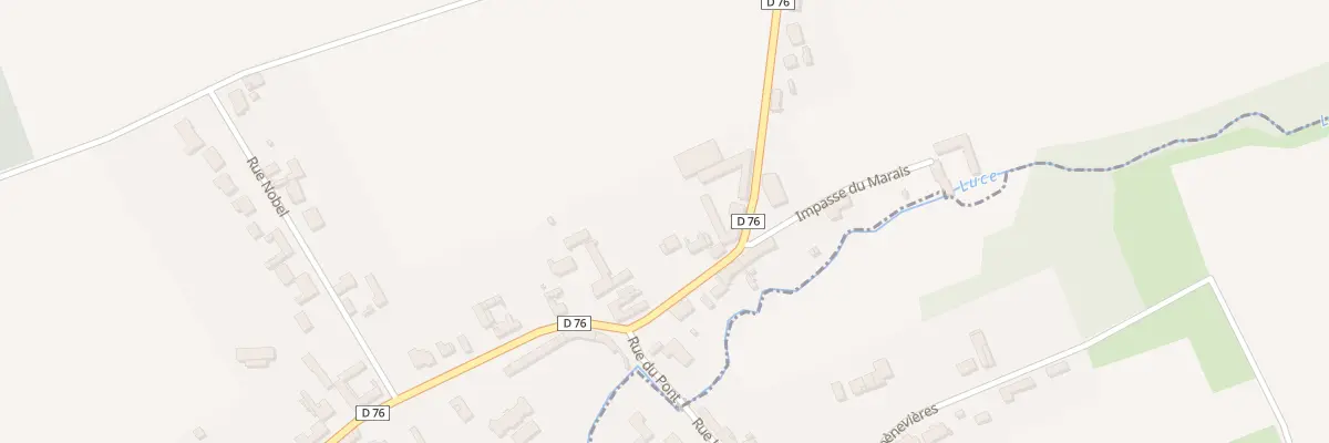 Plan du 13A Rue de la Republique à Berteaucourt-lès-Thennes