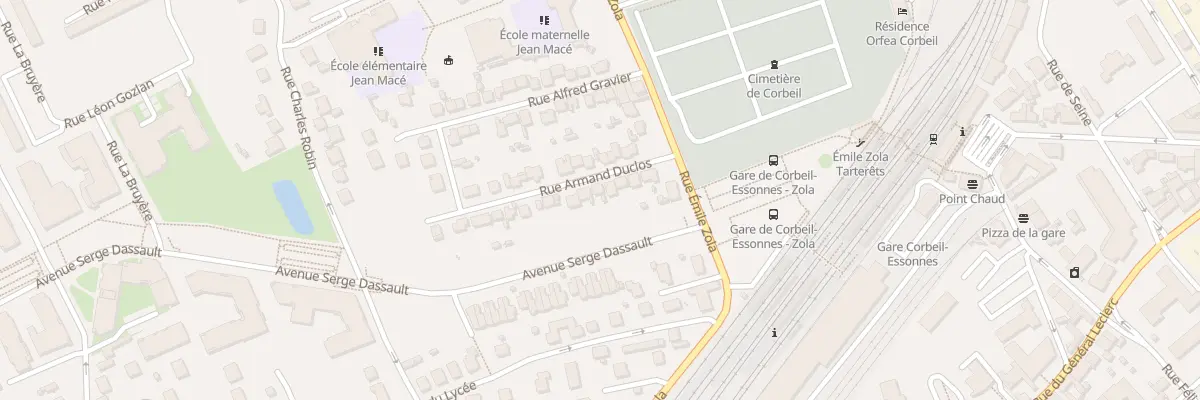 Plan du 11 Rue Armand Duclos à Corbeil-Essonnes