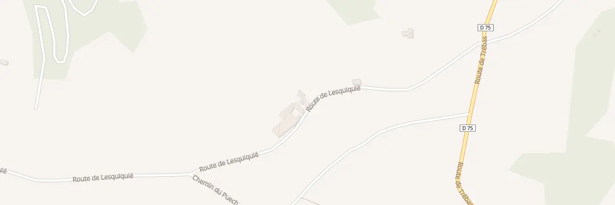 Plan du 332 Rte de Lesquiquié à Cadix