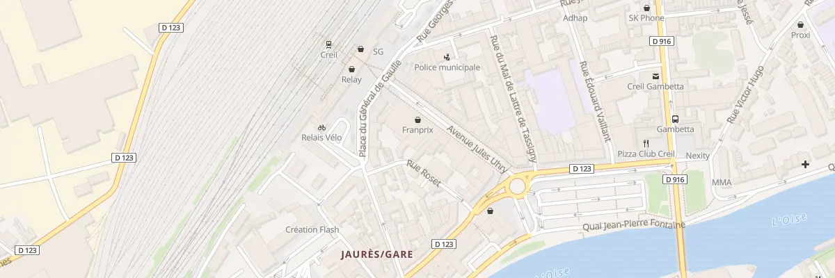 Plan du 12 Rue Roset à Creil