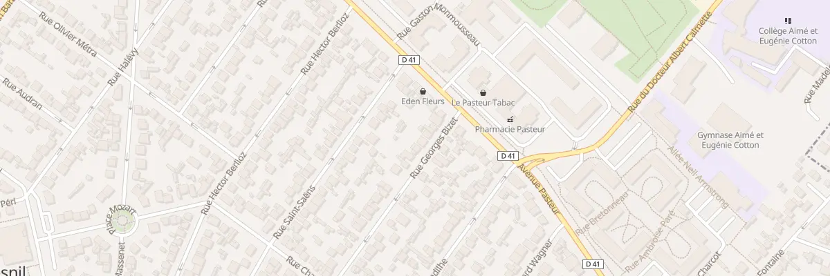 Plan du 73 Rue Georges Bizet au Blanc-Mesnil