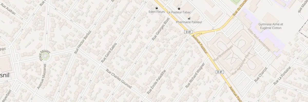 Plan du 60 Rue Georges Bizet au Blanc-Mesnil