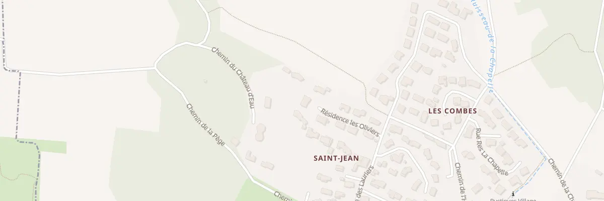 Plan du 1 Lot les Oliviers à Rustiques
