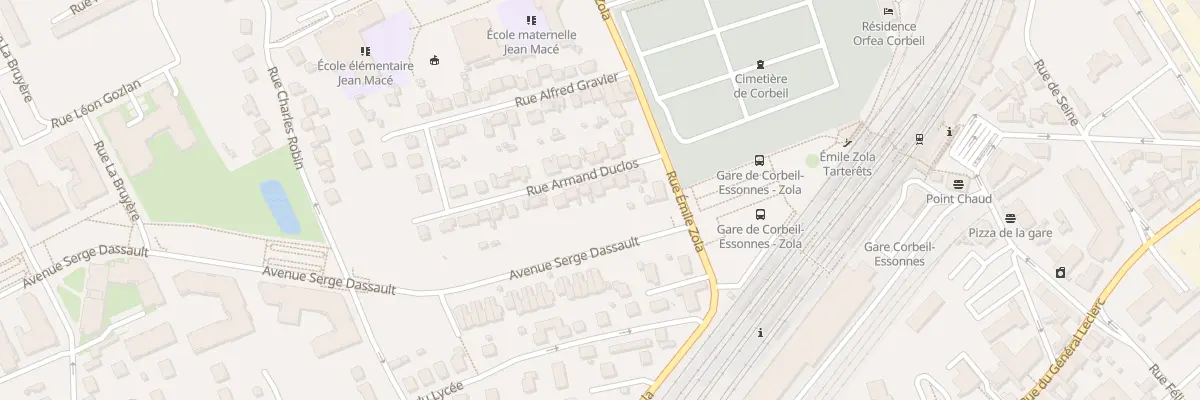 Plan du 9 Rue Armand Duclos à Corbeil-Essonnes