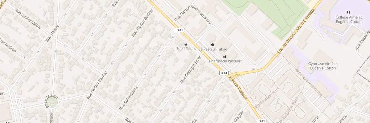 Plan du 75 Rue Georges Bizet au Blanc-Mesnil