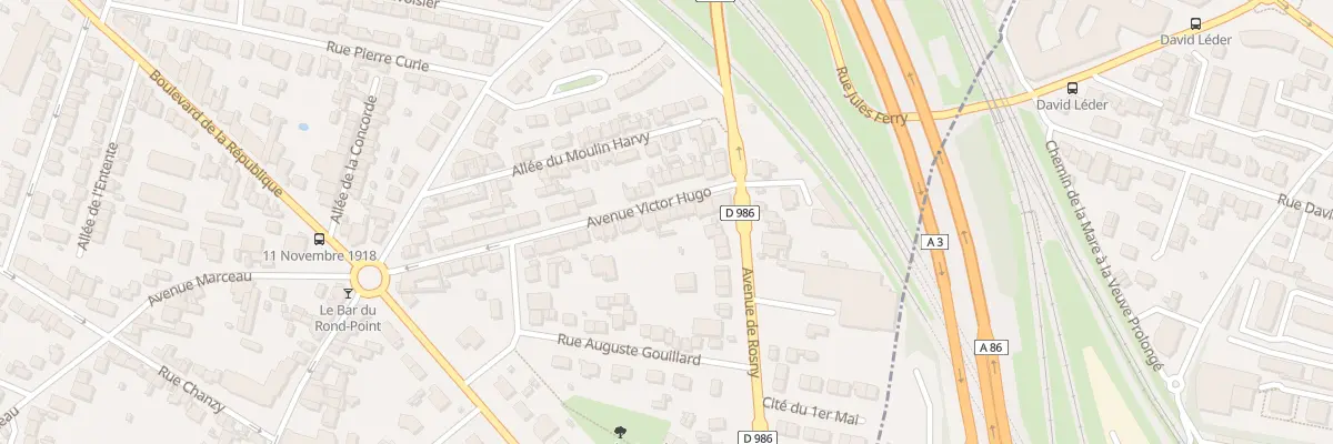 Plan du 34 Av Victor Hugo à Noisy-le-Sec