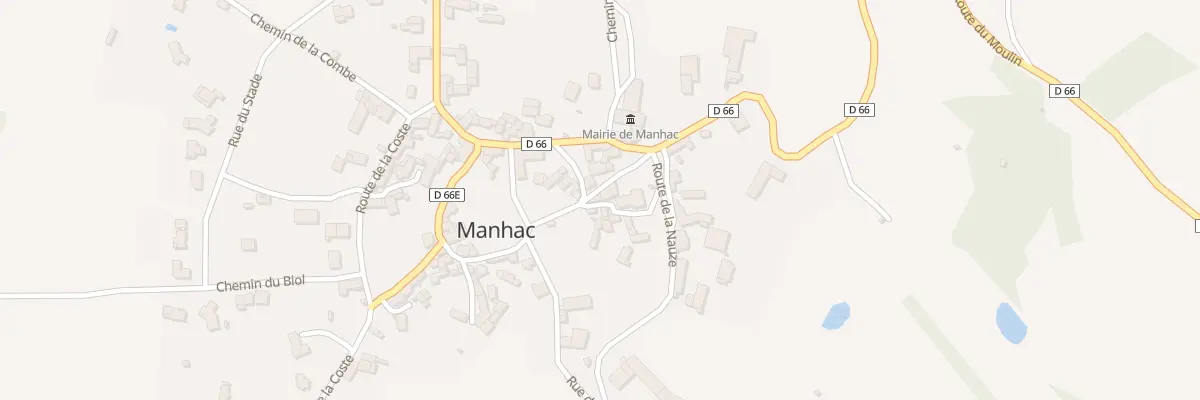 Plan du 5049 Manhac à Manhac
