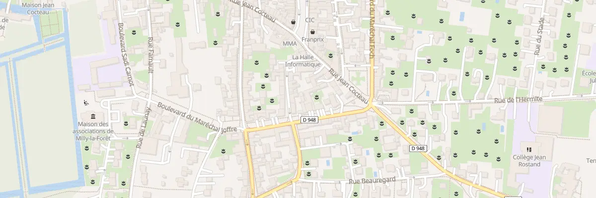 Plan du 11 Rue Saint-Wulfran à Milly-la-Forêt