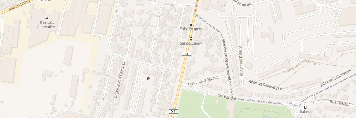 Plan du 58 Bd Théophile Sueur à Montreuil