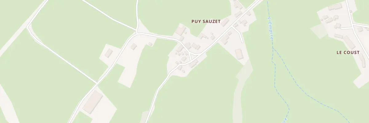 Plan du 5 Puy Sauzet à Reterre