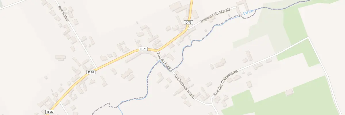 Plan du 1 Rue du Pont à Berteaucourt-lès-Thennes