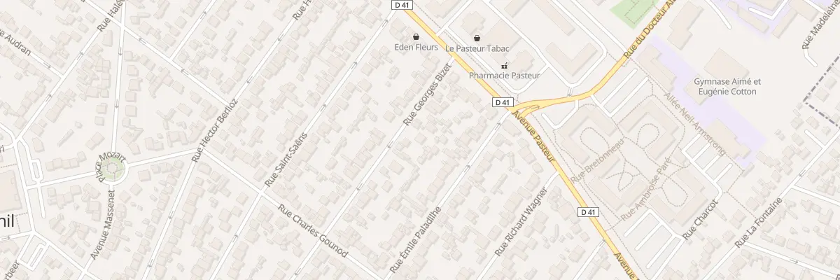 Plan du 64 Rue Georges Bizet au Blanc-Mesnil