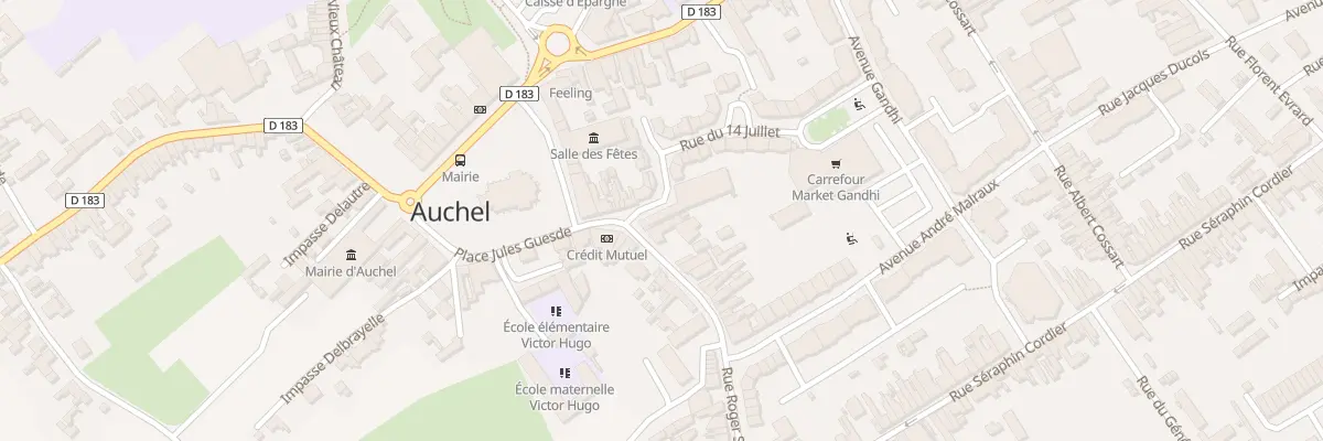 Plan du 15 Rue Roger Salengro à Auchel