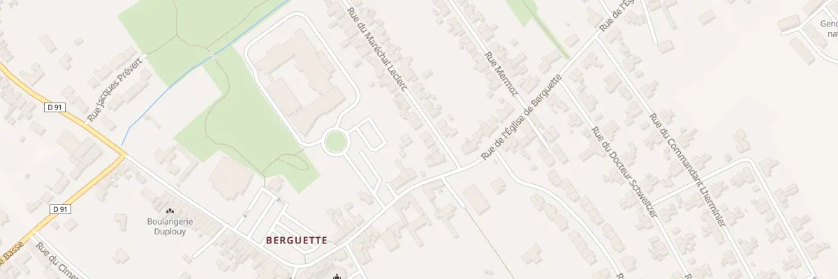 Plan du 3 Rue du Marechal Leclerc à Isbergues