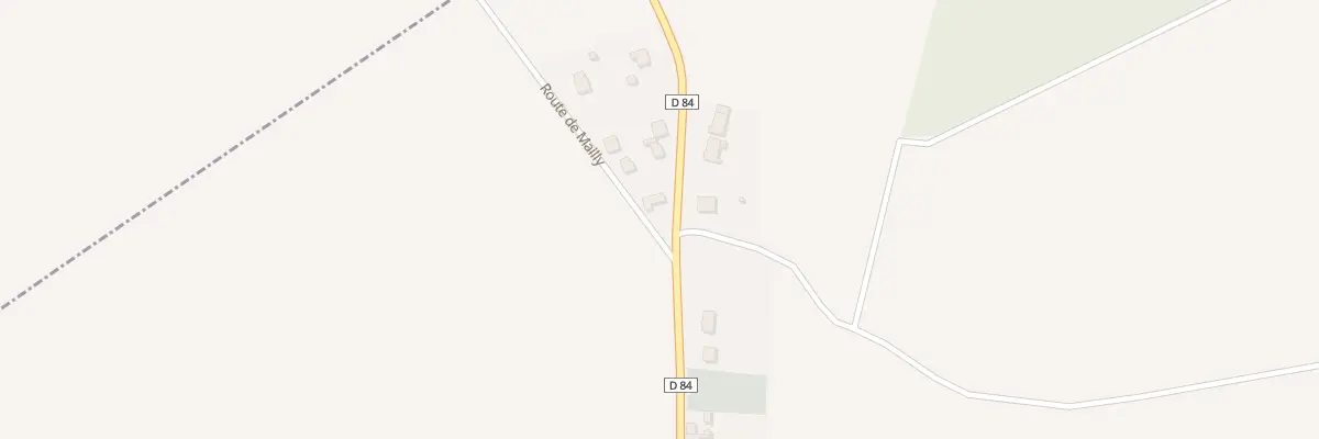 Plan du 2 Rte de Mailly à Sauvillers-Mongival