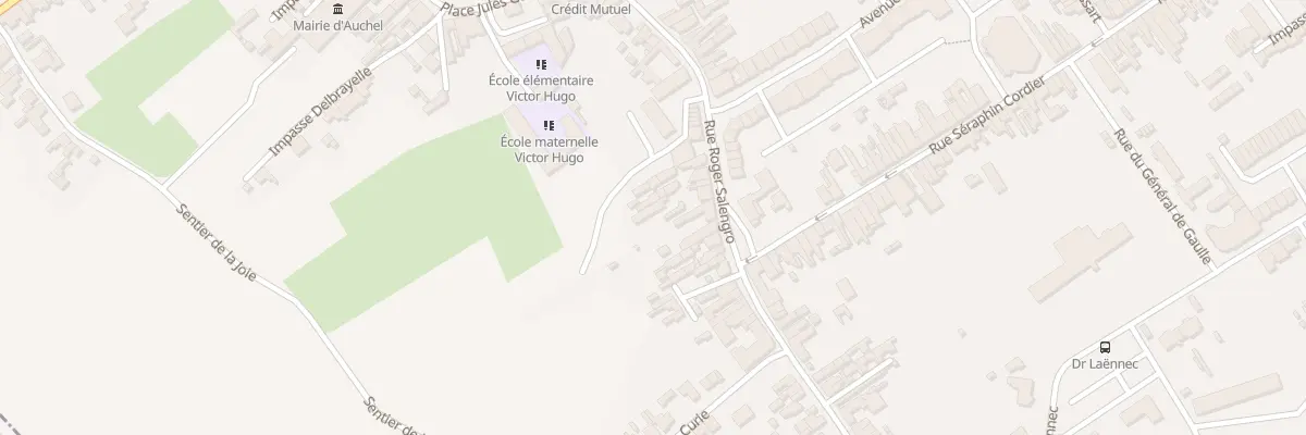 Plan du 42E Rue Roger Salengro à Auchel