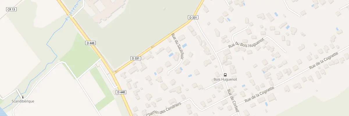 Plan du 1 Rue du Saulchoir à Étiolles