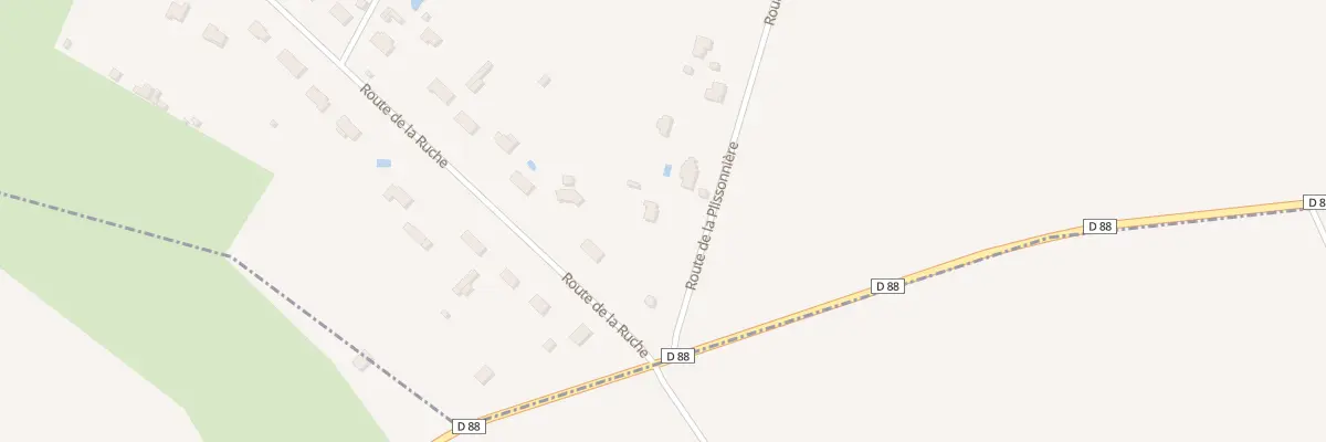 Plan du 9 Rte de la Plissonnière à Coudroy