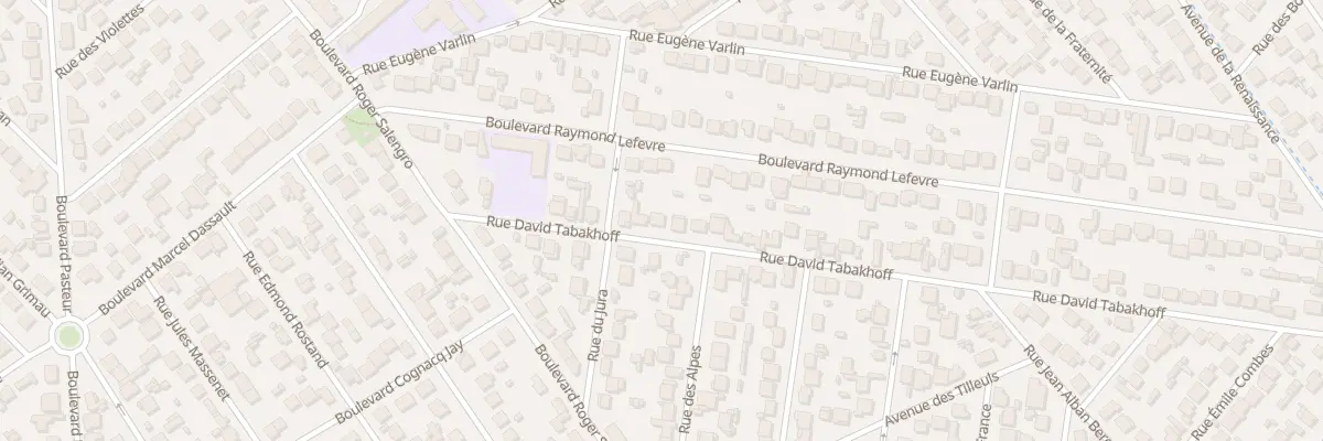 Plan du 21 Rue David Tabakoff à Goussainville