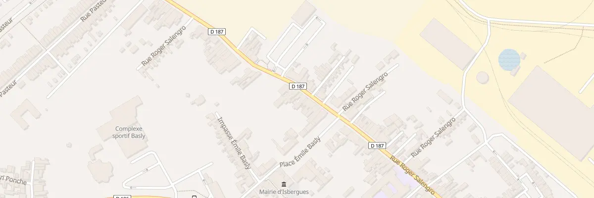Plan du 120 Rue Roger Salengro à Isbergues