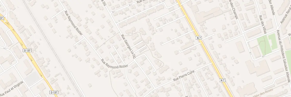 Plan du 21 All des Pervenches à Corbeil-Essonnes