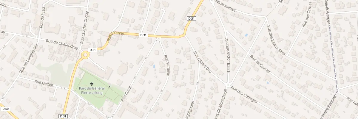 Plan du 7 Rue Verlaine à Montgeron