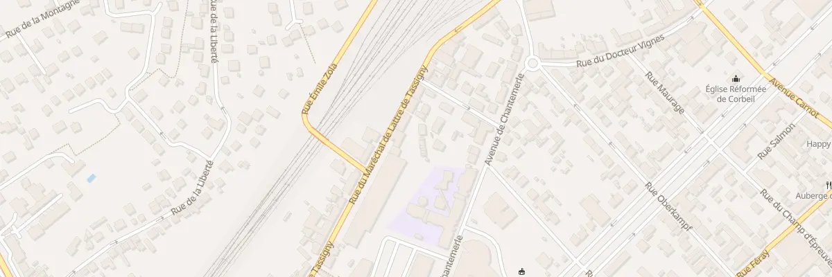 Plan du 27 Rue Mar de Lattre de Tassigny à Corbeil-Essonnes