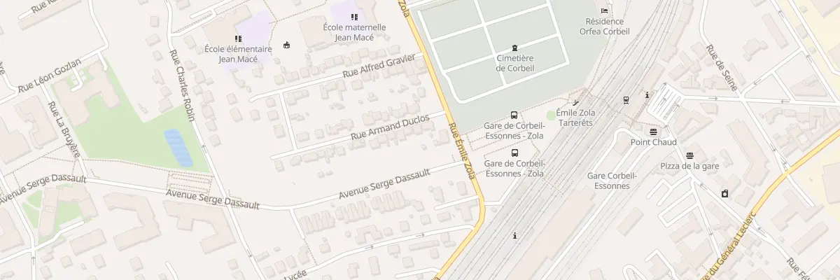Plan du 5 Rue Armand Duclos à Corbeil-Essonnes