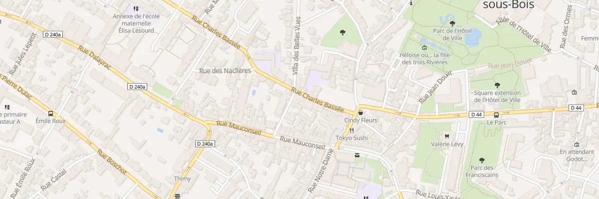 Plan du 13 Rue Charles Bassée à Fontenay-sous-Bois