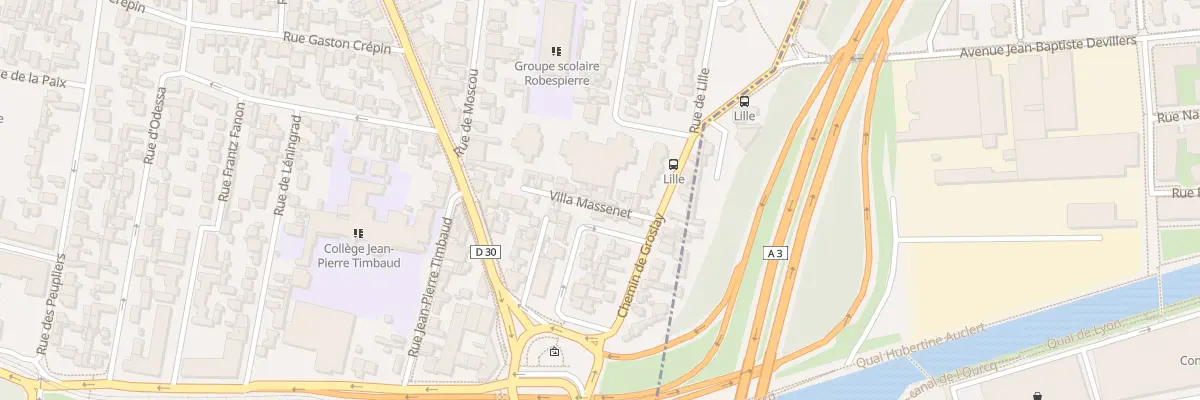 Plan du 8 Vla Massenet à Bobigny