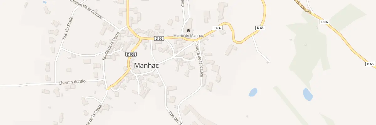 Plan du 5199 Manhac à Manhac