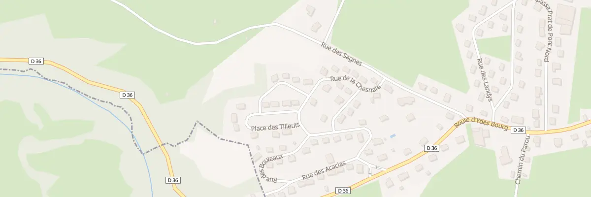 Plan du 2 Pl des Tilleuls à Saignes