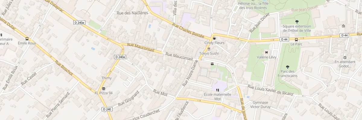 Plan du 5 Rue Mauconseil à Fontenay-sous-Bois