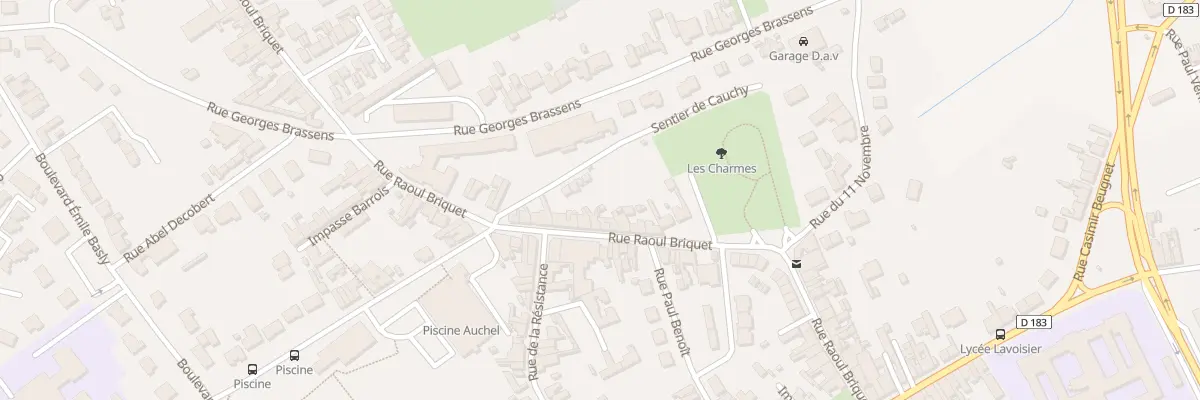 Plan du 56 Rue Raoul Briquet à Auchel