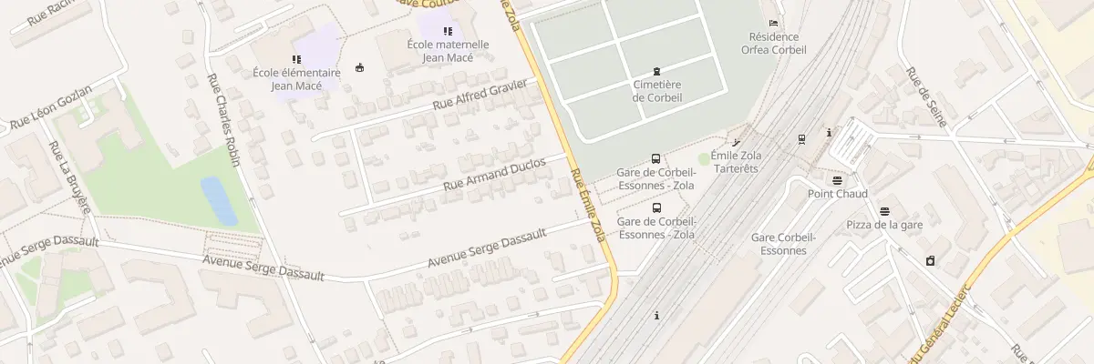 Plan du 1 Rue Armand Duclos à Corbeil-Essonnes
