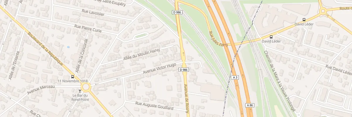 Plan du 45 Av Victor Hugo à Noisy-le-Sec