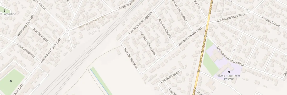 Plan du 8 Rue des Primeveres à Goussainville