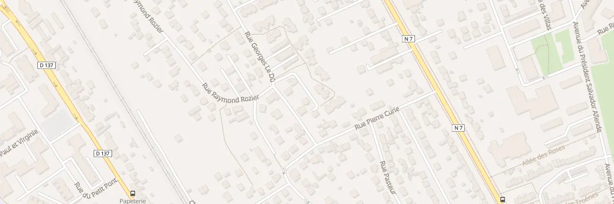 Plan du 35B Rue Georges le Dû à Corbeil-Essonnes