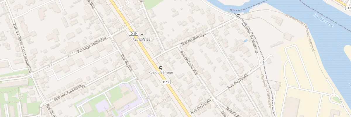 Plan du 6 Rue de Bellevue à Créteil