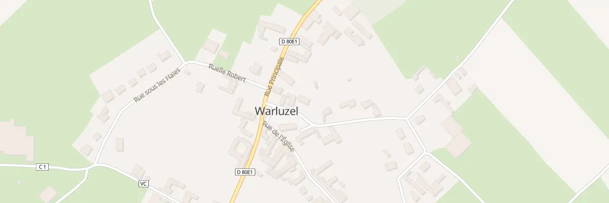 Plan du 3 Rue de la Chapelle à Warluzel