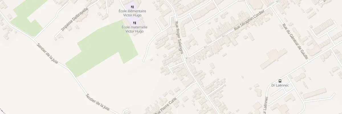 Plan du 54A Rue Roger Salengro à Auchel