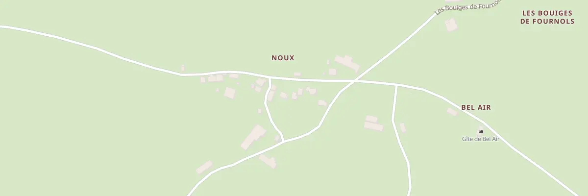 Plan du 5188 Noux à Anglards-de-Salers