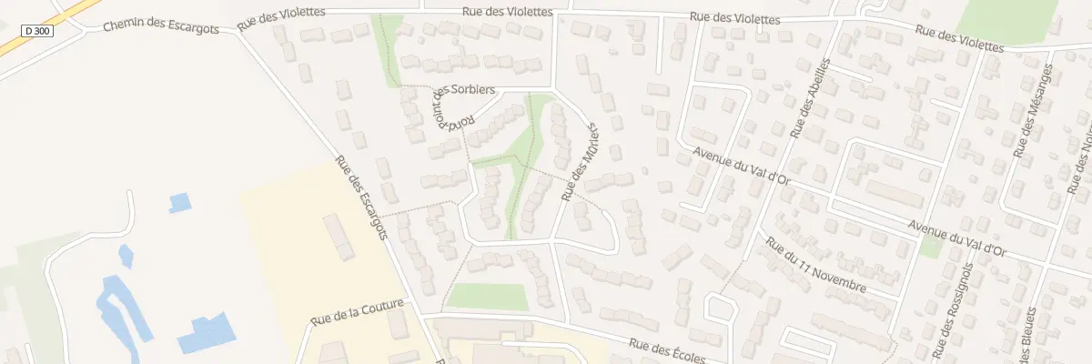 Plan du 23 Rue des Muriers à Orval
