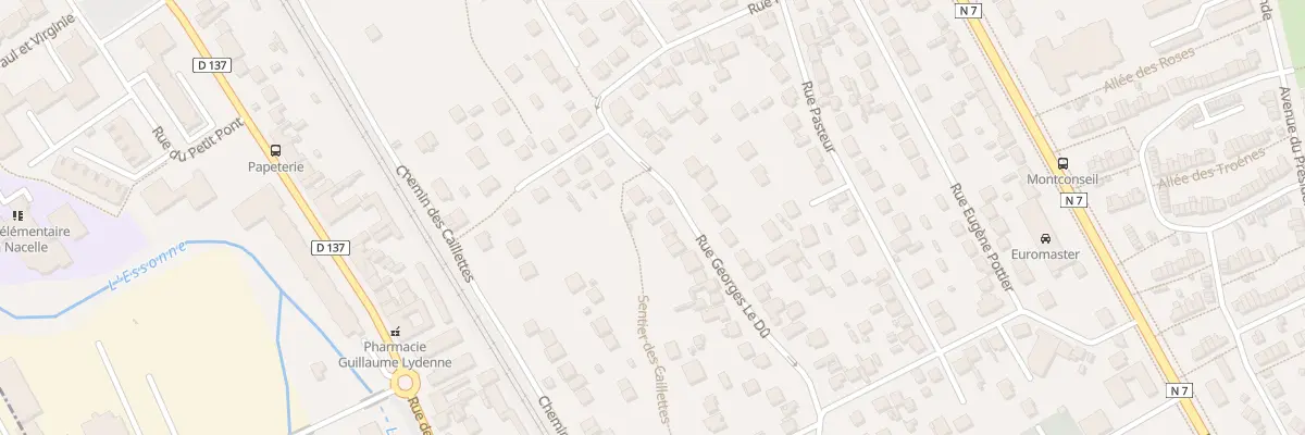 Plan du 68 Rue Georges le Dû à Corbeil-Essonnes