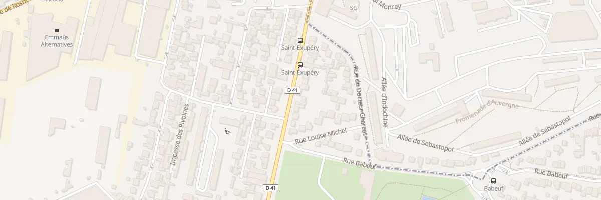 Plan du 21 Bd Théophile Sueur à Montreuil