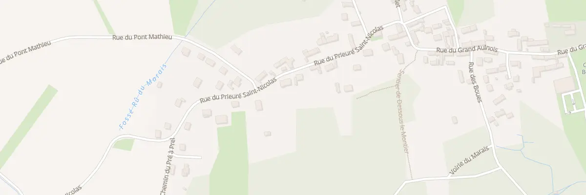 Plan du 23 Rue du Prieuré Saint-nicolas à Bailleval