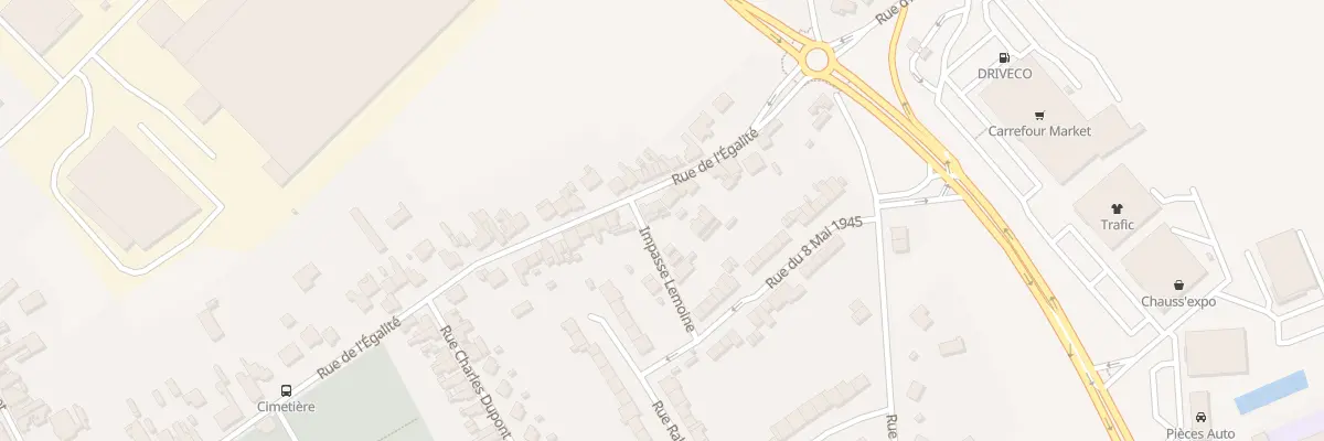 Plan du 54 Rue de l’Egalité à Auchel