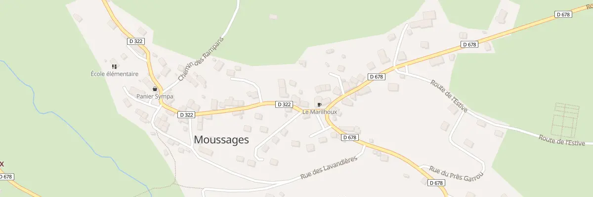 Plan du 5108 Le Bourg à Moussages