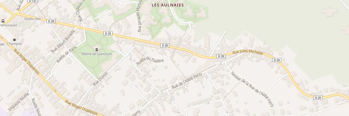 Plan du 2 Sen des Feuillets à Liancourt